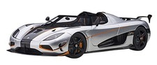 AUTOart Koenigsegg Agera RS 79024 1/18 Metallic Silver/Carbon Black Model Car JP