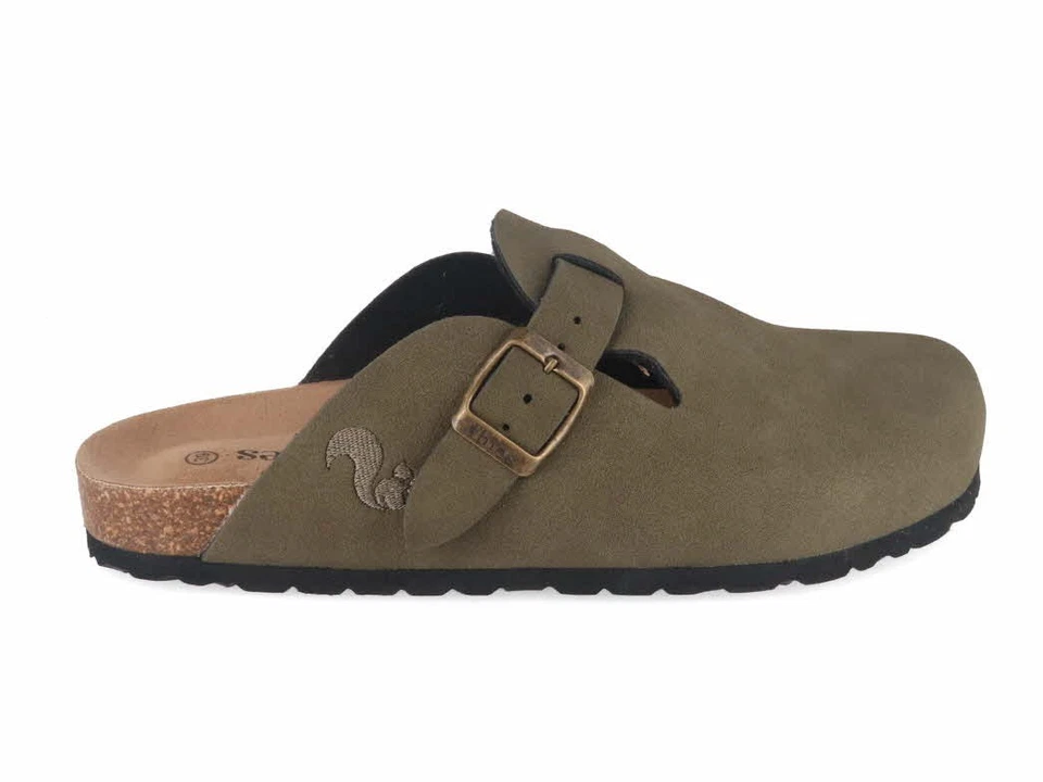 Thies Damen Clogs 'Eco Bio', kaki - Bild 3 von 4