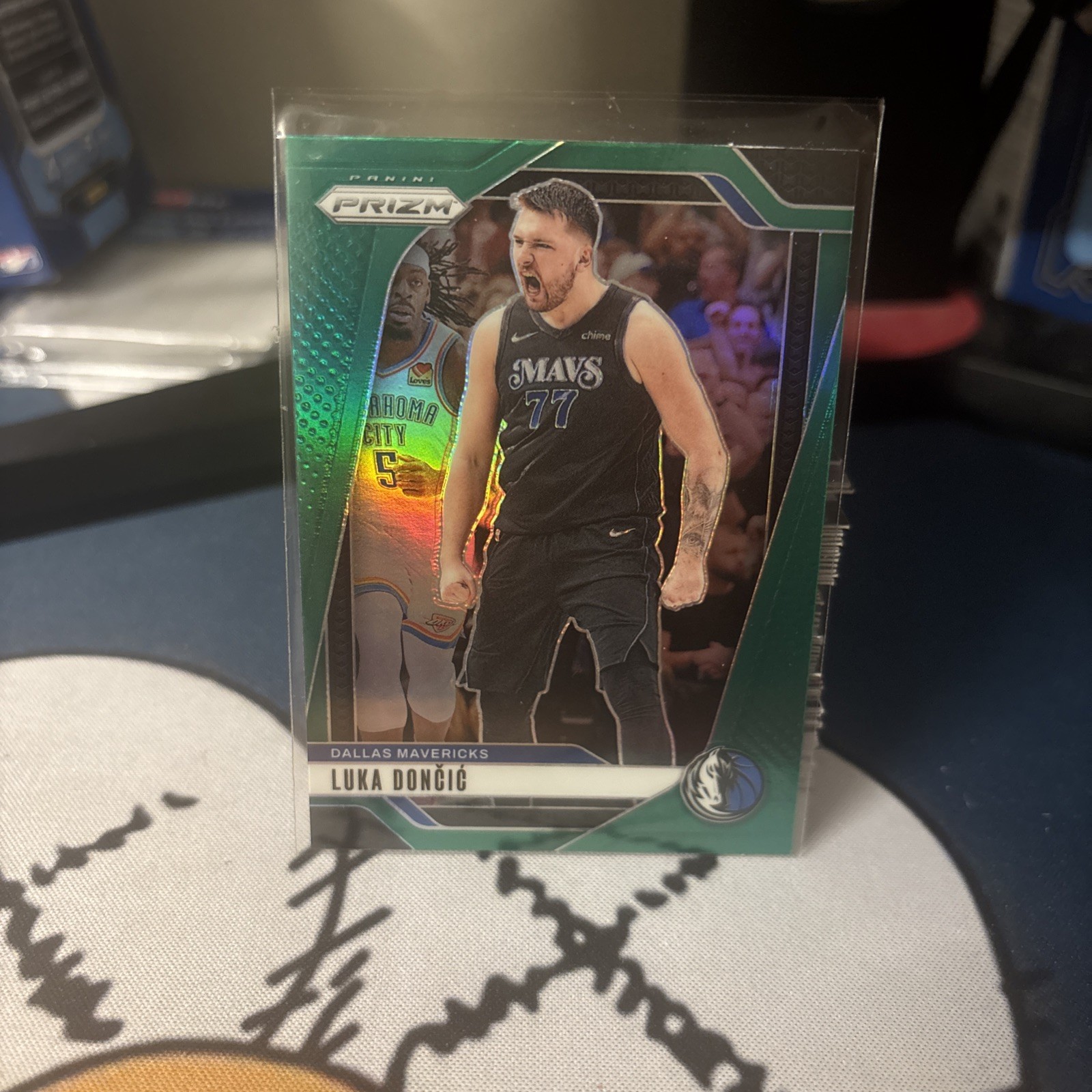 2024-25 Panini Prizm Green Luka Doncic Mavericks #89