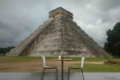 3D Mexico Chichen Itza Maya Ruins Wall Murals Wallpaper Murals Wall Sticker