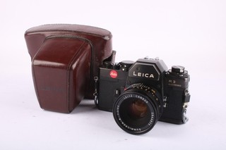 Leica R3 fotocamera reflex elettronica vintage pellicola con Leitz Summicron R 50 mm F/2