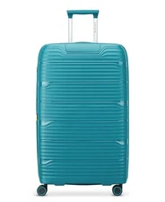 New DELSEY NEW Dune 25" Expandable Spinner Luggage Hard Teal Blue Lightweight