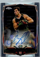 Arthur Lynch 2014 Topps Chrome Autograph/Signed/Auto #171 Dolphins Rookie Card. rookie card picture