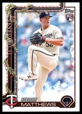 2025 Topps Holiday #H68 Zebby Matthews