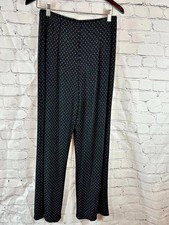 Coldwater Creek Geometric Straight Leg Pants geometric women M office casual