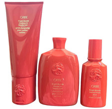 Oribe Bright Blonde Essentials Set: Shampoo 8.5 oz, Conditioner 6.8 oz and Serum