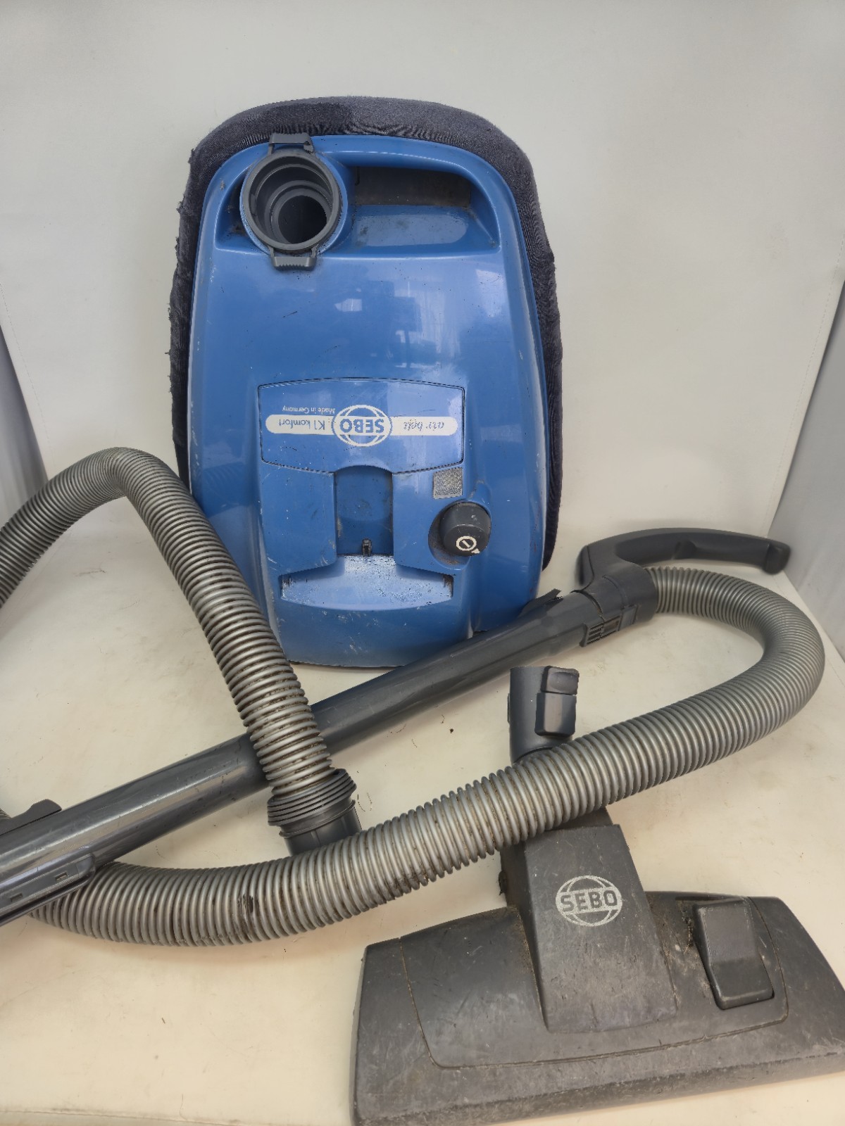 Sebo Airbelt K1 Komfort Blue Cylinder Vacuum 1800 Watt