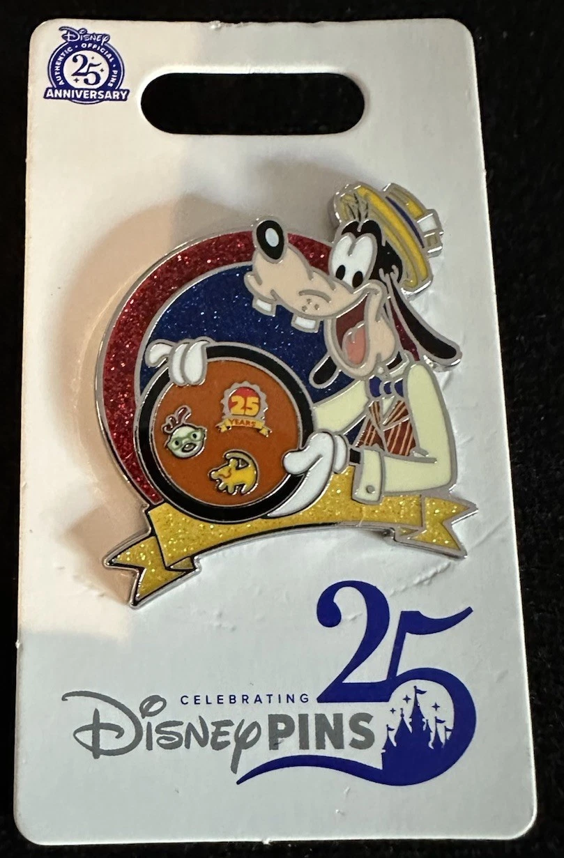 Disney Parks 2025 Celebrating 25 Years of Pin Trading Goofy Pin