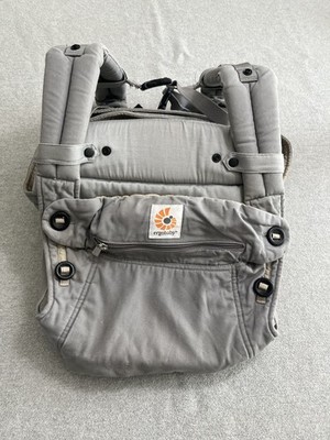 Ergobaby Performance Collection Tan  &  Grey Ergo Infant Baby Carrier