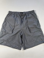 Vintage Y2K Nike Cargo Shorts Baggy Tech Swoosh Utility Pockets Men s L Gray