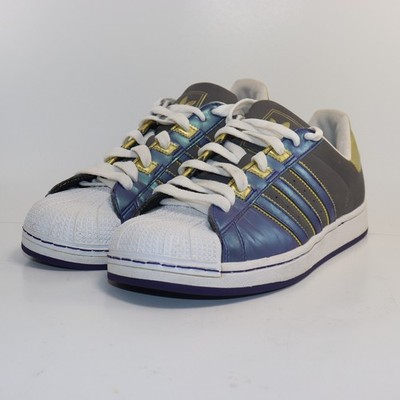 Rare Adidas superstar iridescent blue size M9