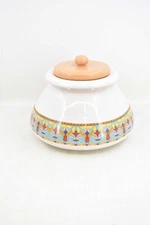 Deruta Artisan Ceramic Vase 23Cm With Stopper