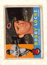 1960 Topps  #44 Bobby Locke Low Grade RC P