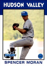 2016 Hudson Valley Renegades Grandstand 20 Spencer Moran Des Moines Iowa IA Card