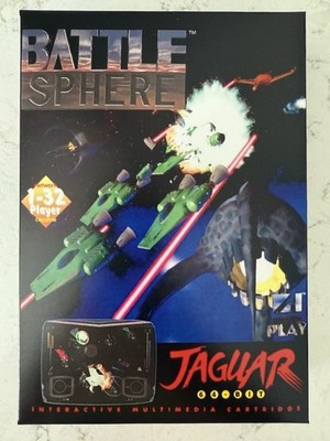 BattleSphere Gold Atari Jaguar Cartridge 4Play Battle Sphere Scatlogic