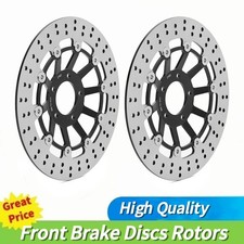 Pair Front Brake Discs Rotors For Suzuki GSF 1200 Bandit 1996-2005 Bandit 1200