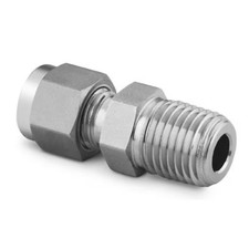 Swagelok 1/4" Tube X 1/4" MNPT Stainless Steel Tube Fitting SS-400-1-4