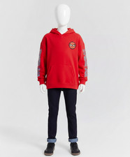 Macy's Little  Big Kids Red Spider-Man Graphic Hooded Sweatshirt Size M