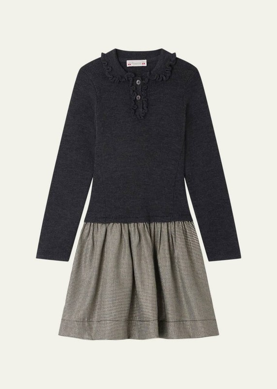 Bonpoint Girl's Gialia Combo Dress size 8