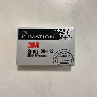 Imation 3M 8mm Data Tape D8-112   Sealed   Exabyte Compatible   Digital Backup