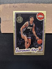 Marketplace image: 2025-26 Topps 1980-81 Topps Chrome Nique Clifford Rookie 1/1 Superfractor #TC-NC