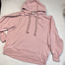 American Eagle Hoodie Size Medium Dusty Pink Color Solid