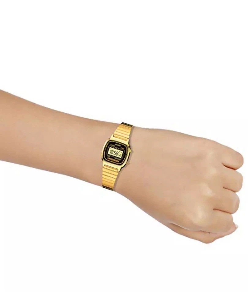 CASIO LA670WGA-1D LA670WGA LA670 VINTAGE WOMEN GOLD DIGITAL WATCH NEW WITH BOX - image 4 of 4