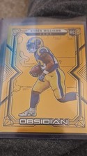 2022 Panini Obsidian - Rookies Kyren Williams #147 Electric Etch Gold Flood /10