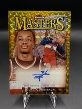2023-24 Topps Finest - Masters Autographs Bilal Coulibaly #MA-BC Gold Geo /50
