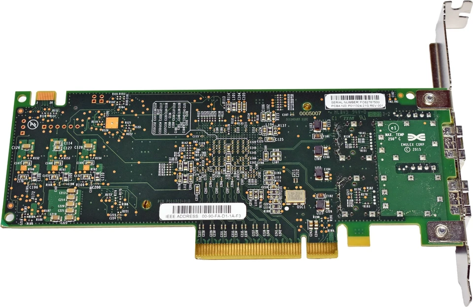 NetApp Emulex X1134A 111-03249+A0 P011324-21G Dual-Port 32G SFP+ PCIe3.0 x8 HBA  - Bild 4 von 4