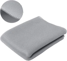 Speaker Grill Cloth Stereo Mesh Fabric for Speaker Repair, Gray - 55 x 20 in / 1