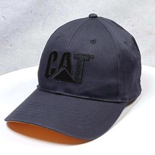 CAT Caterpillar Cap Black Embroidered Logo Ba...