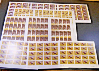 Obervolta 1984 60x imperforated series "birds" /MNH Mi.No.935/38U