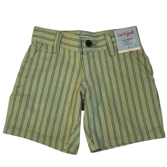 Shorts Cat and Jack flat front shorts size 4 boys new with tags.-image