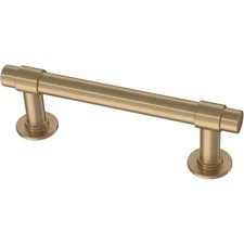 Champagne Bronze 76mm Cabinet Pulls Pack of 10 Durable Drawer Handles for Home