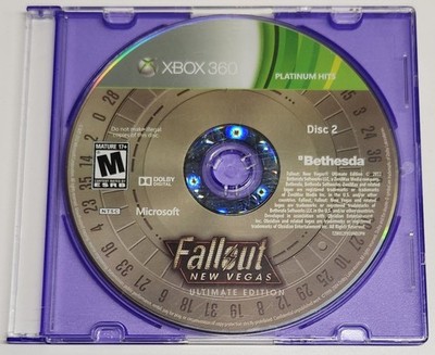 Fallout: New Vegas Ultimate Edition (Microsoft Xbox 360 2016) Disc 2 Only Tested