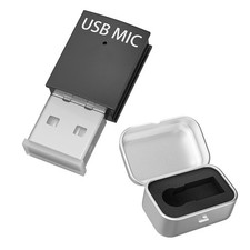 USB Microphone for PC Laptop, Plug and Play Mini USB Mic for Clear Voice Ca...