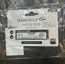 Team Group MP33 M.2 2280 256GB PCIe 3.0 x4 with NVMe 1.3 3D NAND Internal Solid