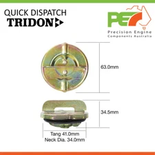 TRIDON Fuel Cap Non Locking To Suit Toyota Landcruiser FJ62 - FJ75 4.0L 3F