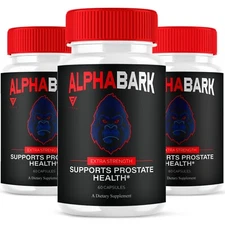 (3 Pack) Alpha Bark Performance Supplement AlphaBark Max Strength (180 Capsules)