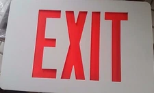 Cooper Sure-Lites CX7270RW Die Cast Aluminum Double Face LED Exit Sign *NEW*S1A1