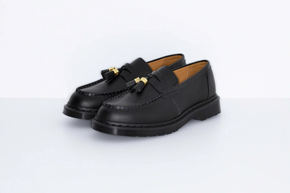 Supreme Dr.Martens Penton Tassel Loafer Black 23SS Week7 Size US 4-14 Brand  New