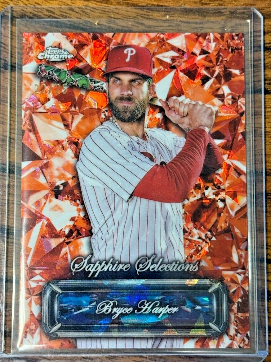 2024 Topps Chrome Sapphire Bryce Harper Sapphire Selections #SS-11 Orange /25 SP