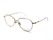 NEW ORIGINAL CALVIN KLEIN CK20106 971 Crystal Gold Eyeglasses 53mm 17 140