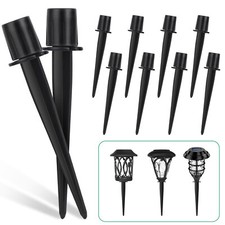 10pcs Path Light Replacement Stakes Solar Light Ground Spikes for Garden