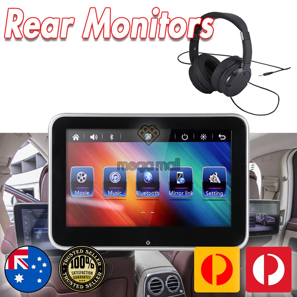Android 8.0 Car Headrest Monitor RAM 2GB Rear Seat MP5 Player 4G WIFI - Image 2 of 4