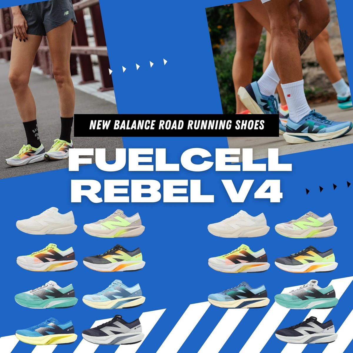 Fuelcell Rebel V4 D/2E Wide Men Women Road Running Jogging