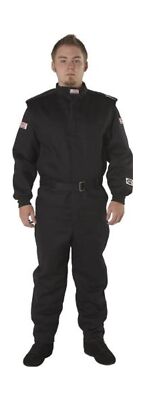 G-Force Racing Gear 4525XXLBK GF 525 Black XX-Large Multi-Layer Racing Suit
