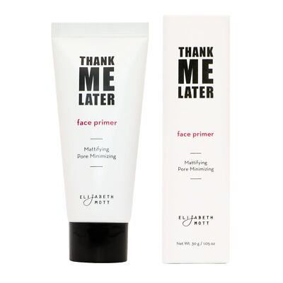 Elizabeth Mott Thank Me Later Face Primer - Mattifying Makeup Base Primer for...