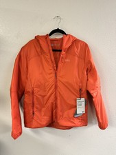 New Rei Women’s Jacket Xl Hiking Flash Insulated Hoodie Nwt Primaloft - Coral 